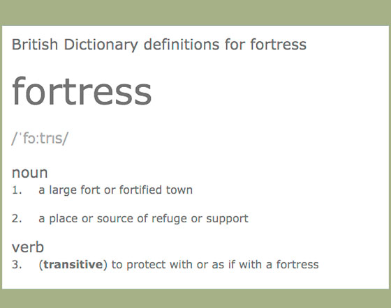 FORTRESS definition in American English