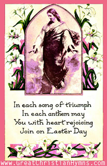 Easter Hymns - Happy Easter Card